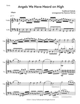 Angels We Have Heard on High for Violin and Cello - PDF Download